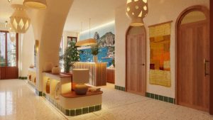 entrada hotel colores