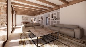 Villa en Llenes - Sofá y mesa café