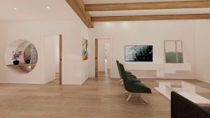 Villa Torre - sala de estar con sillones