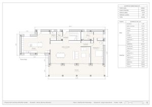 Villa en Llenes - plano planta baja